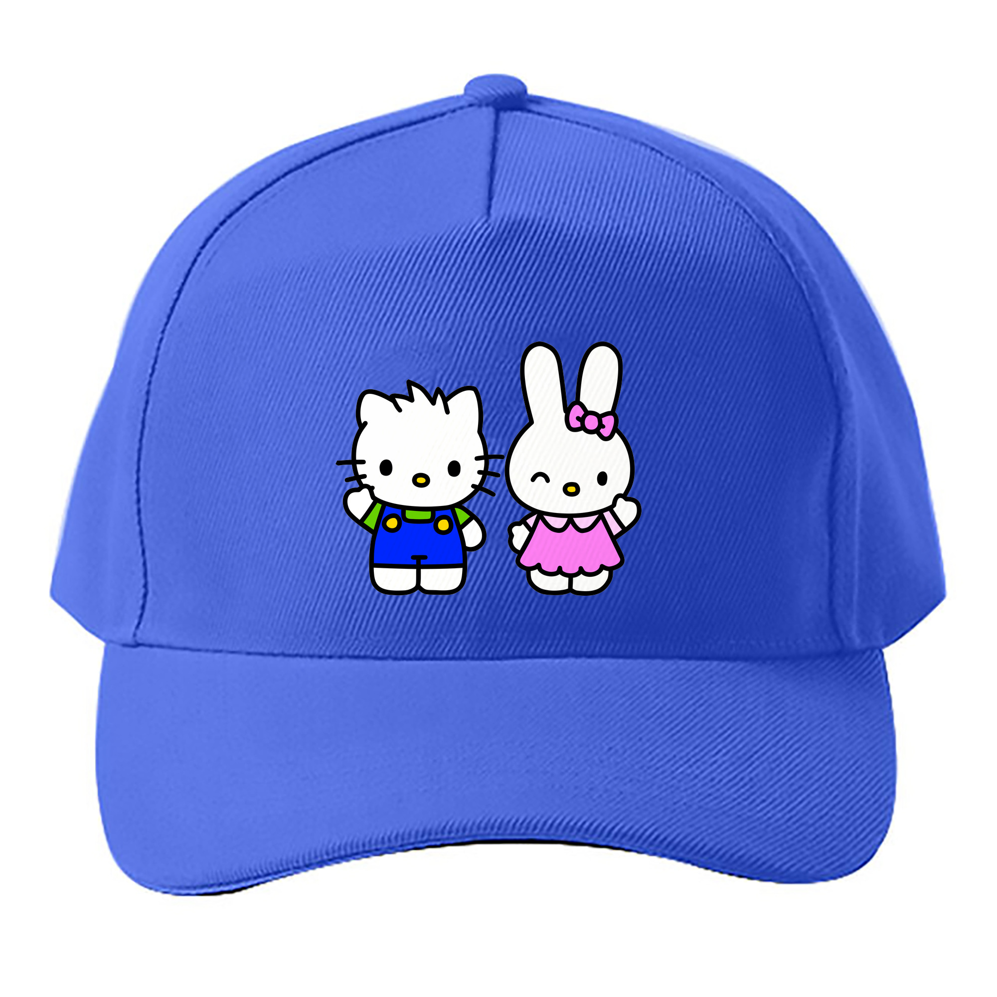 （画像用） Hello Kitty ハローキティ ベースボールキャップ 綿100％ 男女兼用 帽子 スポーツ